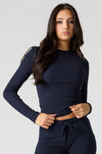 U/A Ribbed Long Sleeve Top
