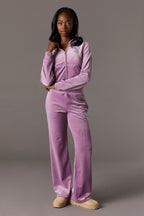 Playboy Rhinestone Velour Pant