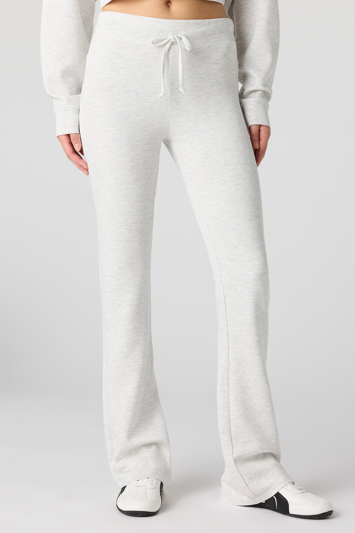 Alt View 2. Sommer Ray Scuba Flare Pant - Heather Grey