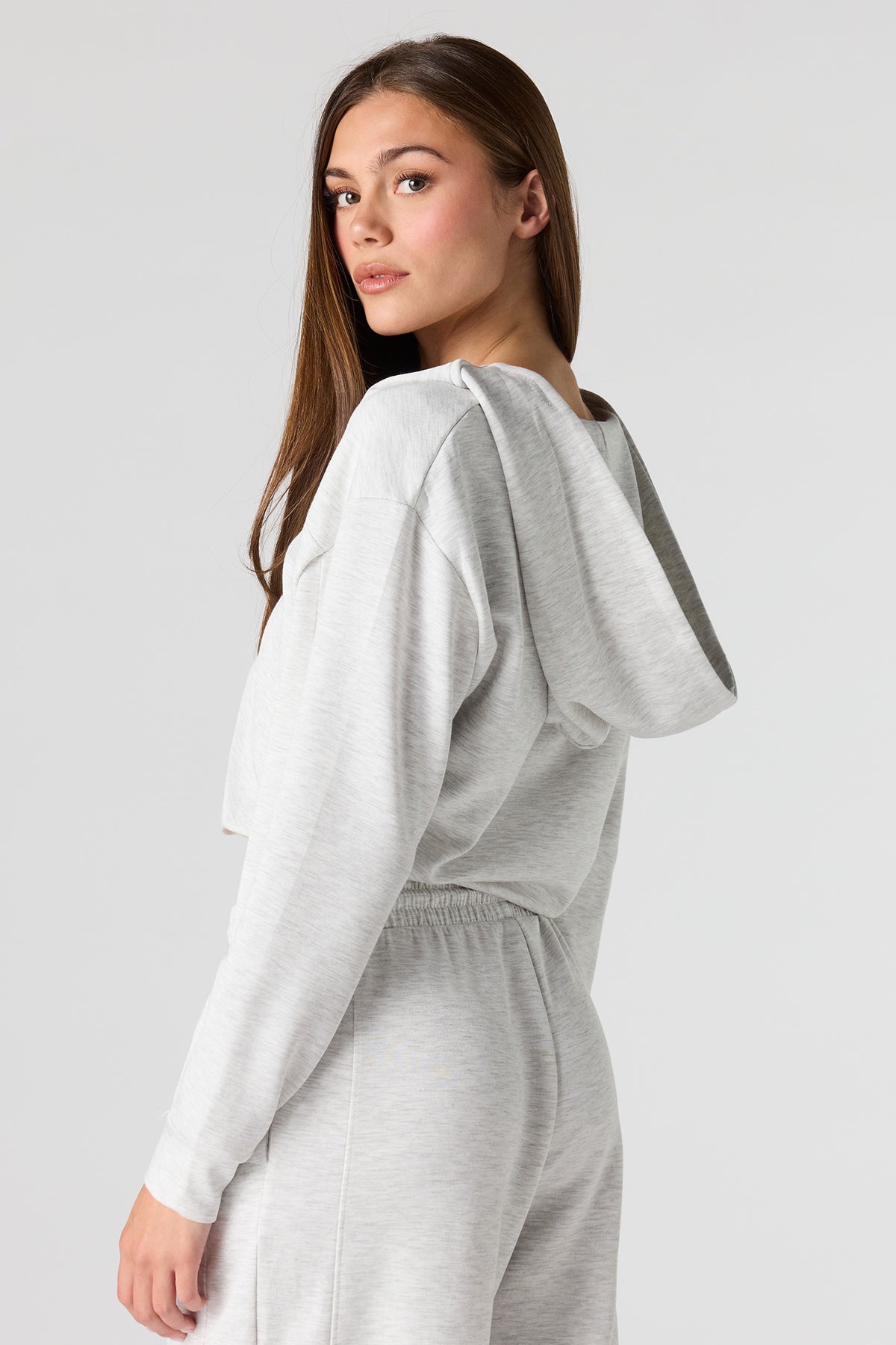 Alt View 2. U/A Scuba Zip Hoodie - Light Grey