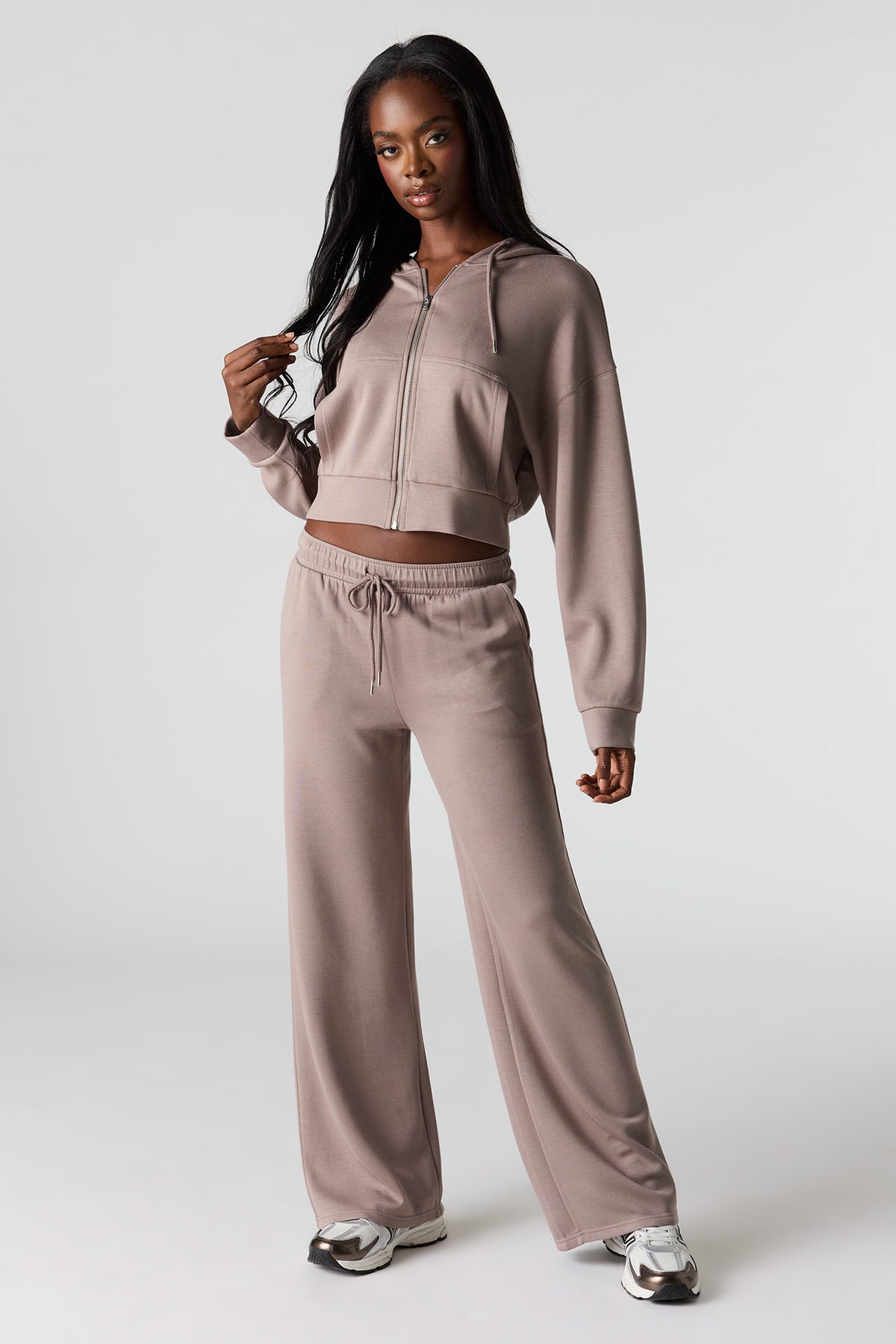 U/A Scuba Wide Leg Pant - Taupe