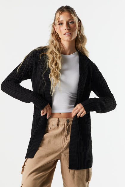 Cardigan en tricot avec poche avant – Urban Planet