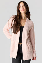 Cardigan en tricot gaufré