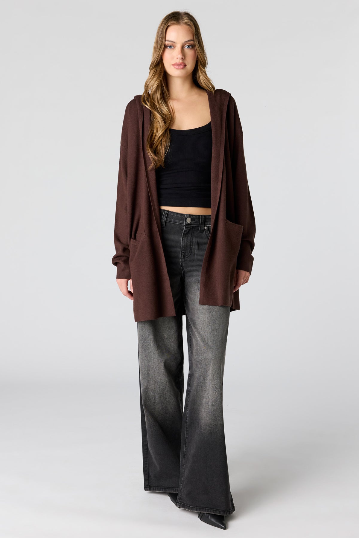 Vue alternative 3. Cardigan en tricot