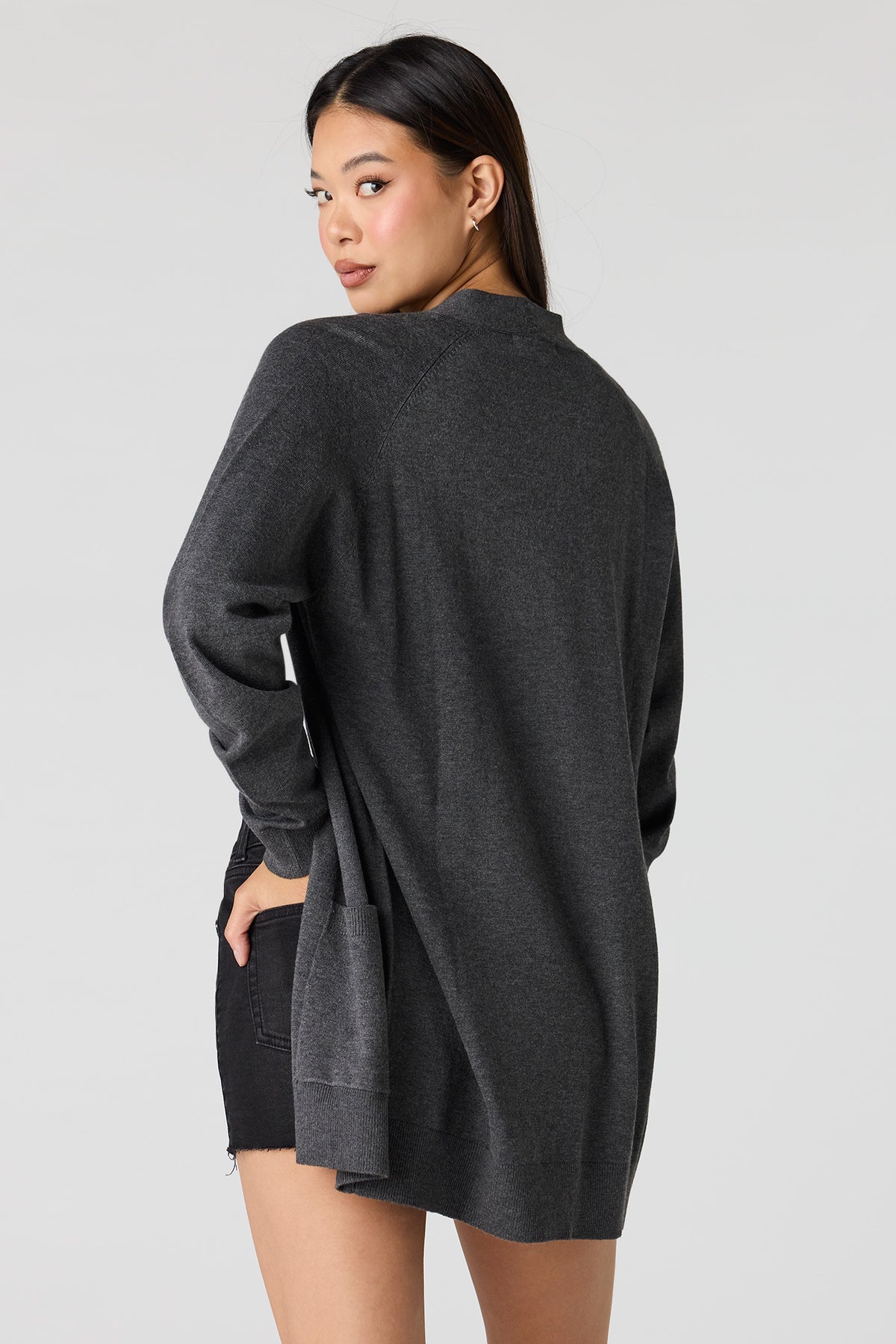 Vue alternative 2. Cardigan ouvert