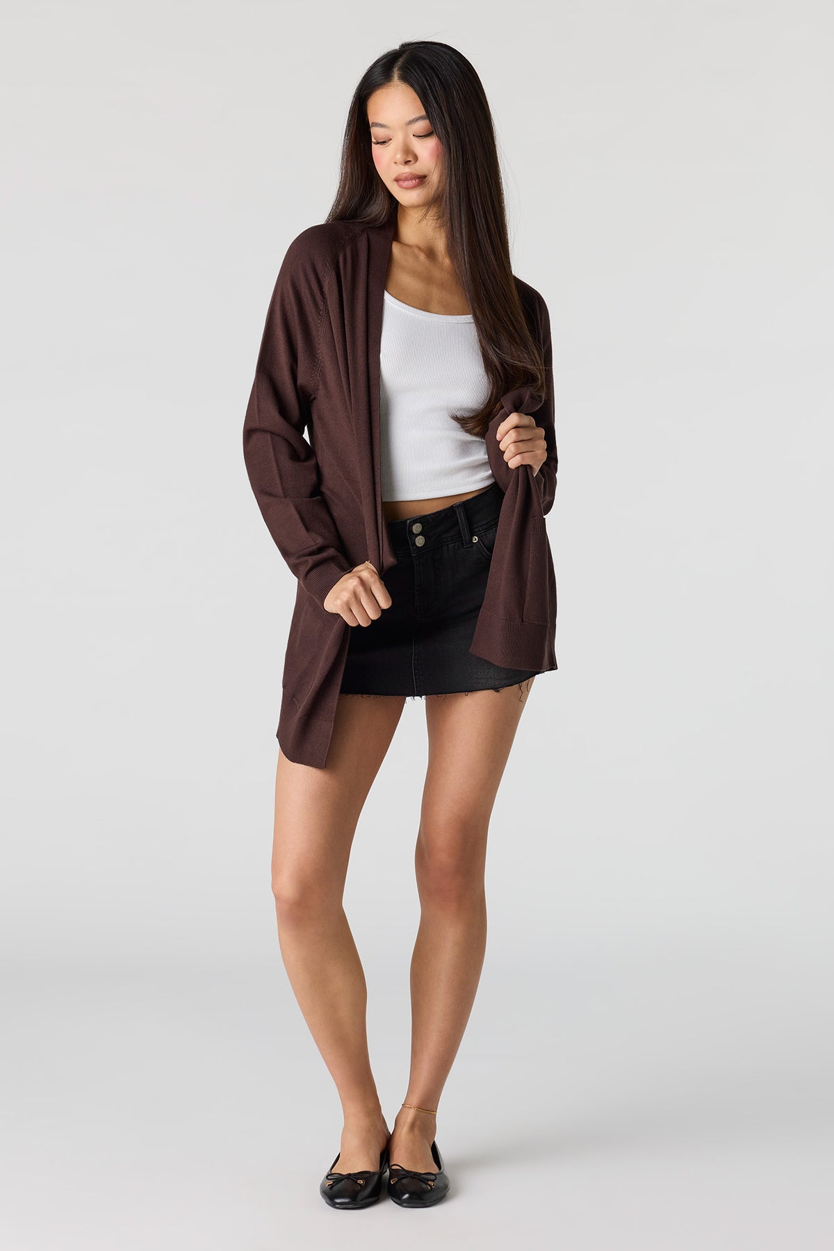 Vue alternative 3. Cardigan ouvert
