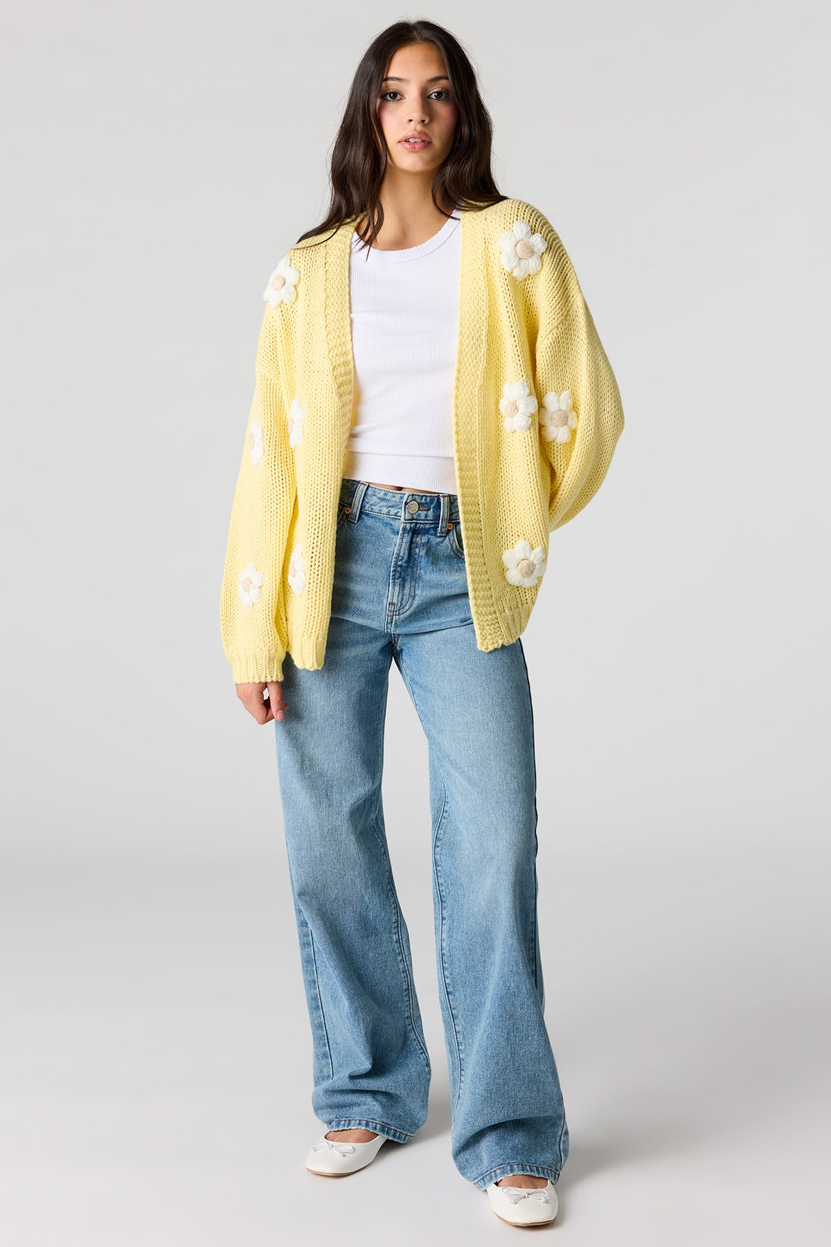 Vue alternative 3. Cardigan en tricot 3D