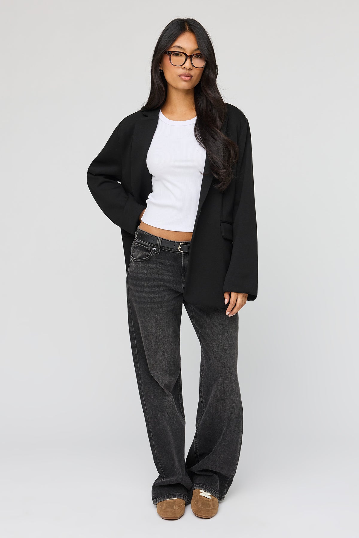 Alt View 3. Soft Blazer - Black