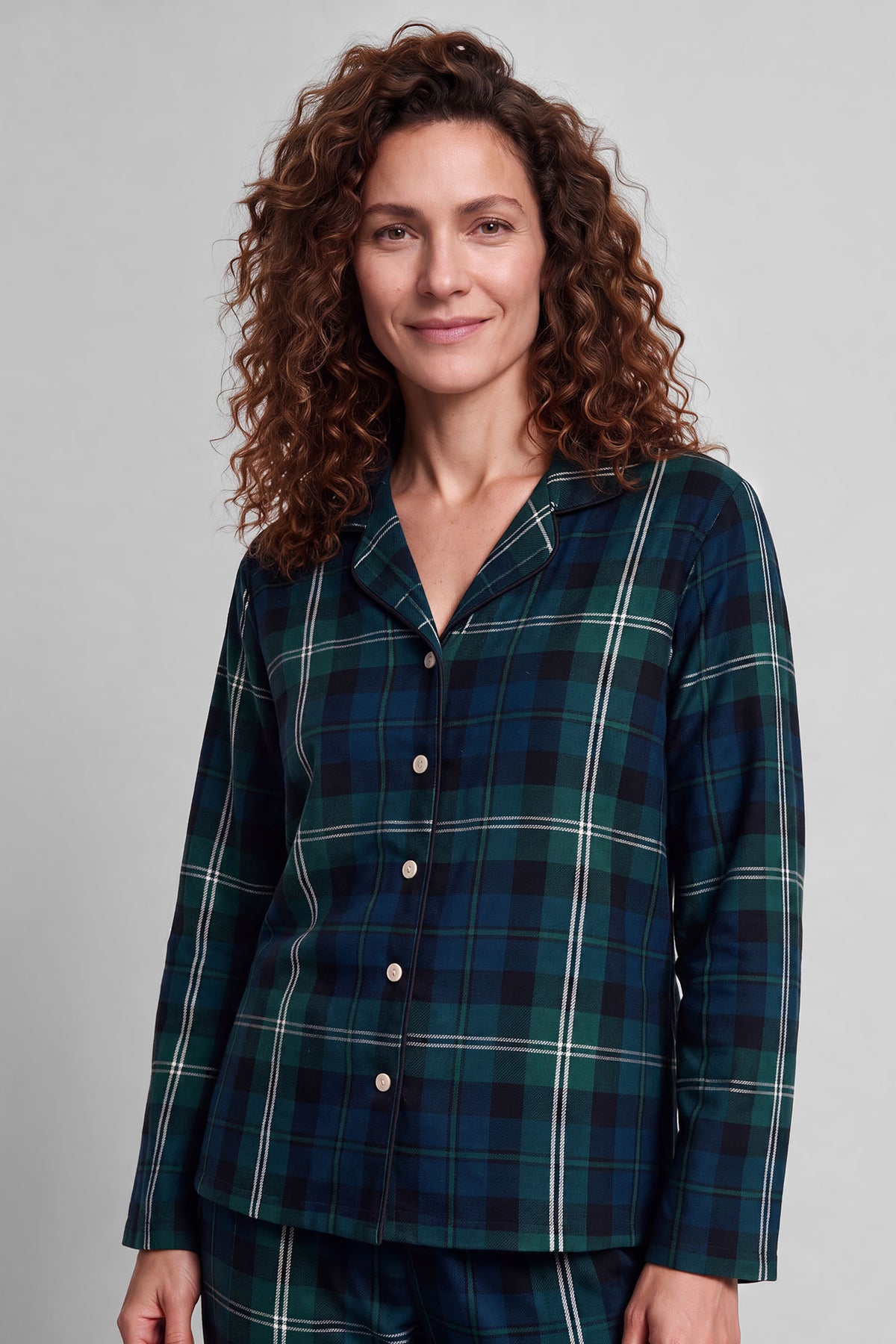 Vue alternative 2. Ensembl pyjama Pyjama de famille en flannelle à carreaux pour femme