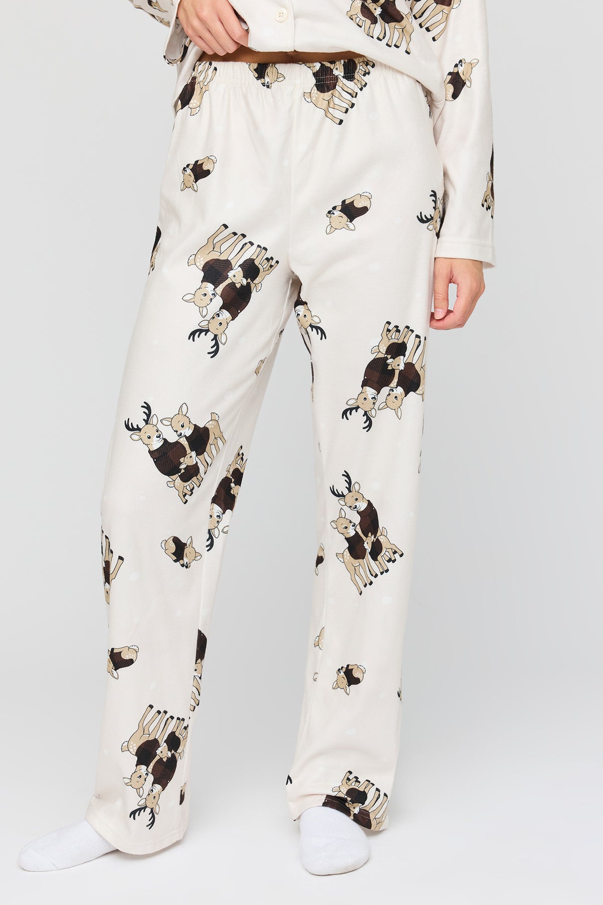 Vue alternative 4. Ensembl pyjama Pyjama de famille à imprimé Doe Not Disturb pour femme