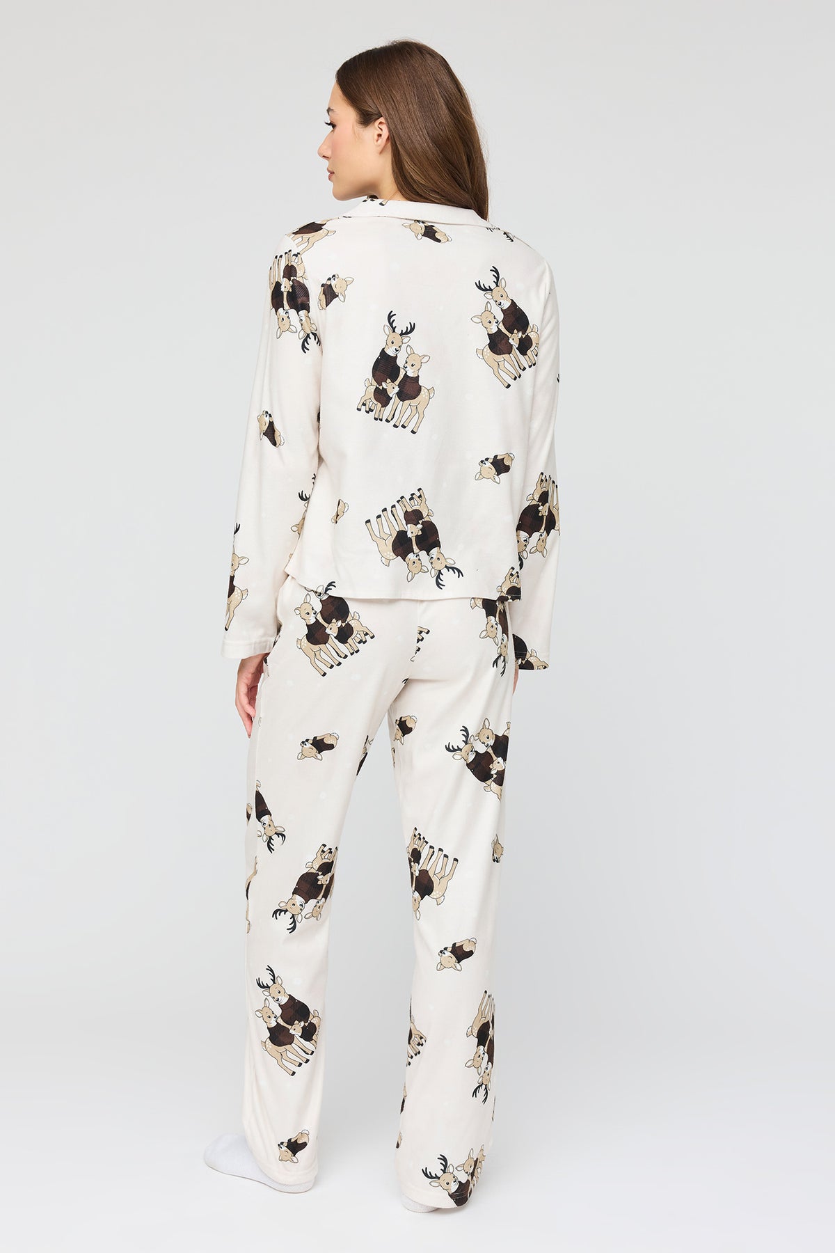 Vue alternative 5. Ensembl pyjama Pyjama de famille à imprimé Doe Not Disturb pour femme
