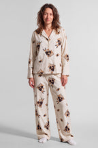 Ensembl pyjama Pyjama de famille à imprimé Doe Not Disturb pour femme