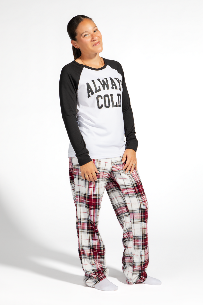 Womens Fammy Jammies Always Matching Pajama Set
