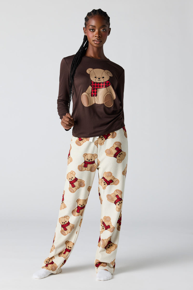 Ensemble Pyjamas de famille à imprimé Comfy Cubs pour femmes