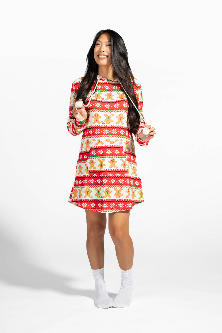 Womens Fammy Jammies Oh Snap! Pajama Dress
