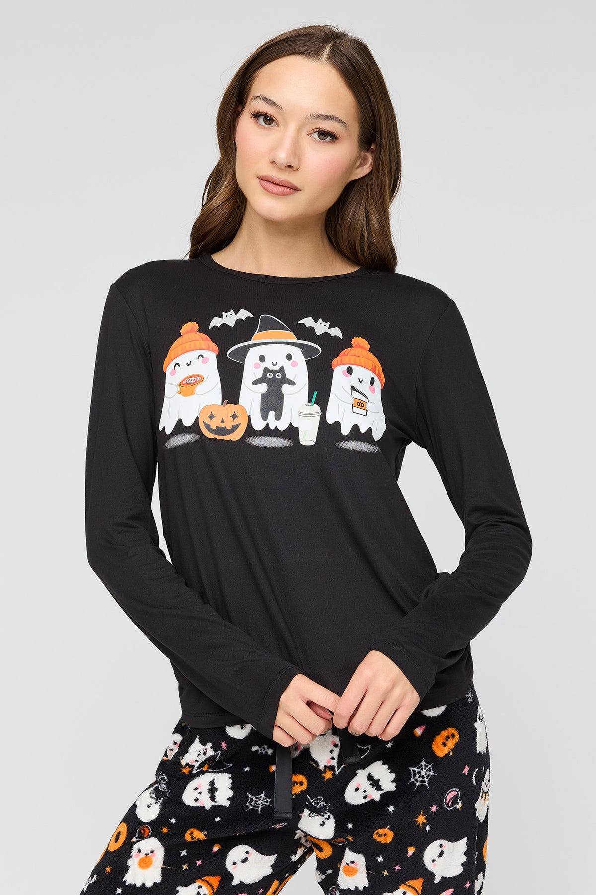 Vue alternative 2. Ensembl pyjama Pyjama de famille à imprimé Boo Crew pour femme