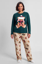 Ensemble pyjama Pyjamas de famille Oursons douillets pour femme