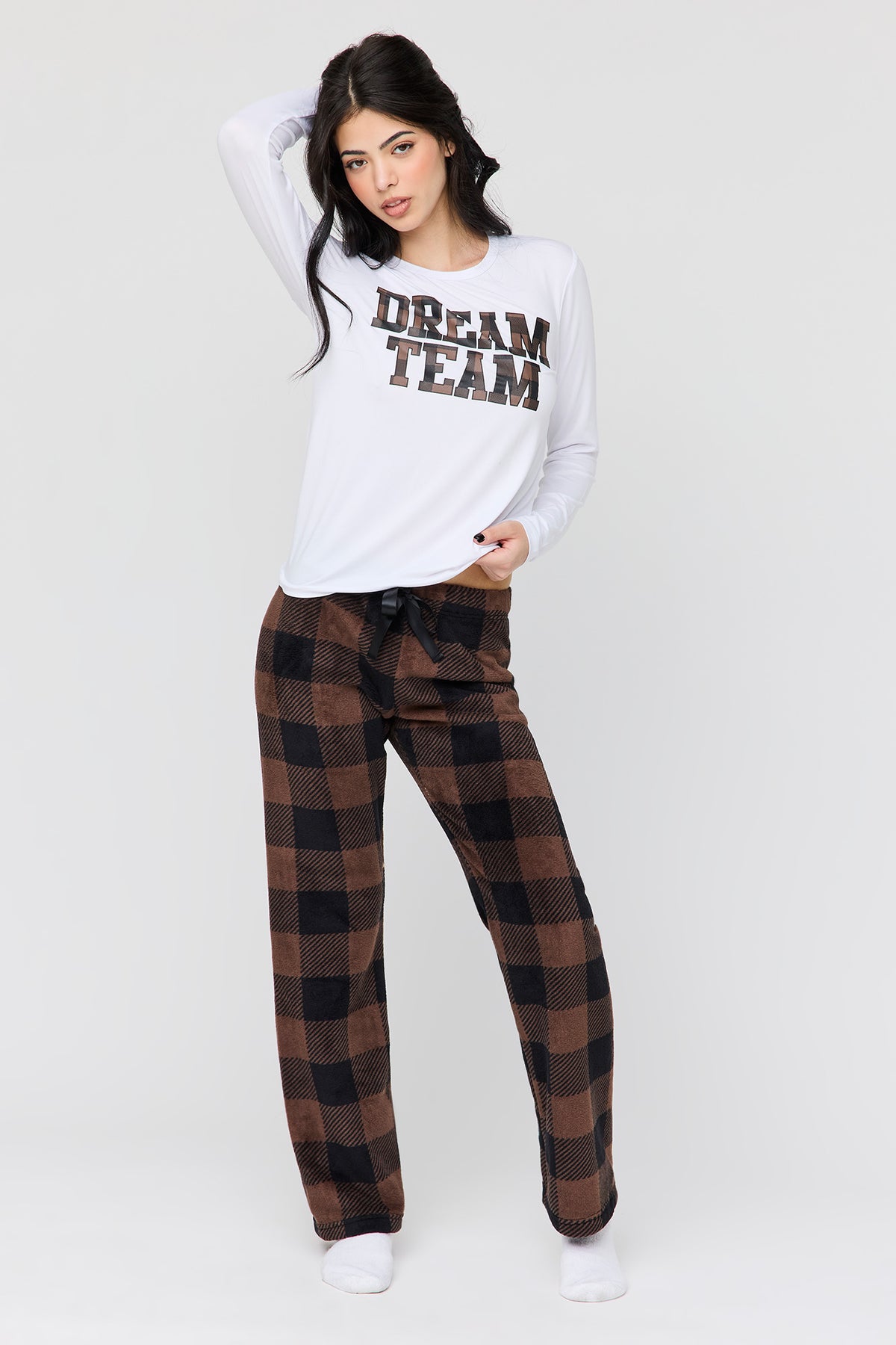 Ensemble pyjama Pyjamas de famille Dream Team pour femme