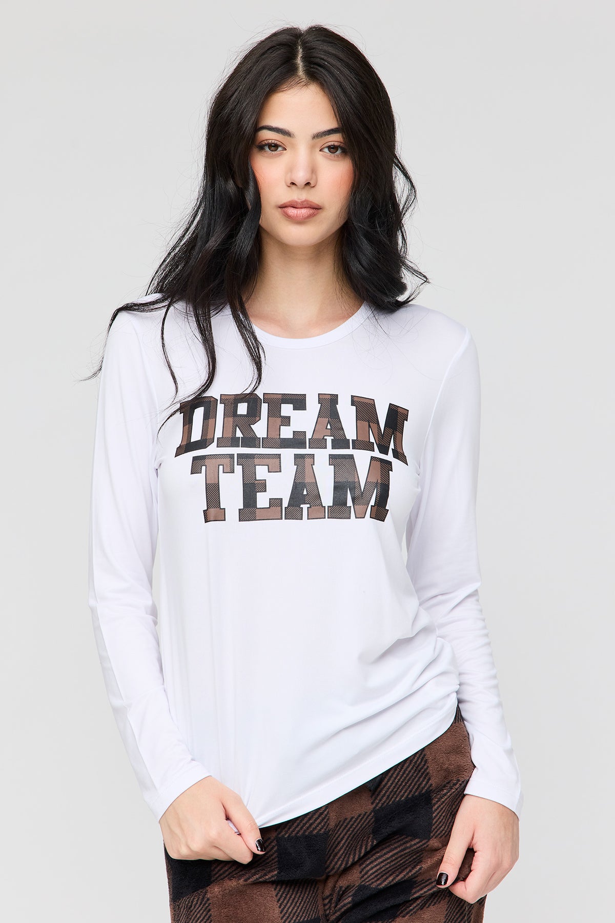 Vue alternative 2. Ensemble pyjama Pyjamas de famille Dream Team pour femme