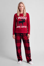 Womens Moosing Around Fammy Jammies Set