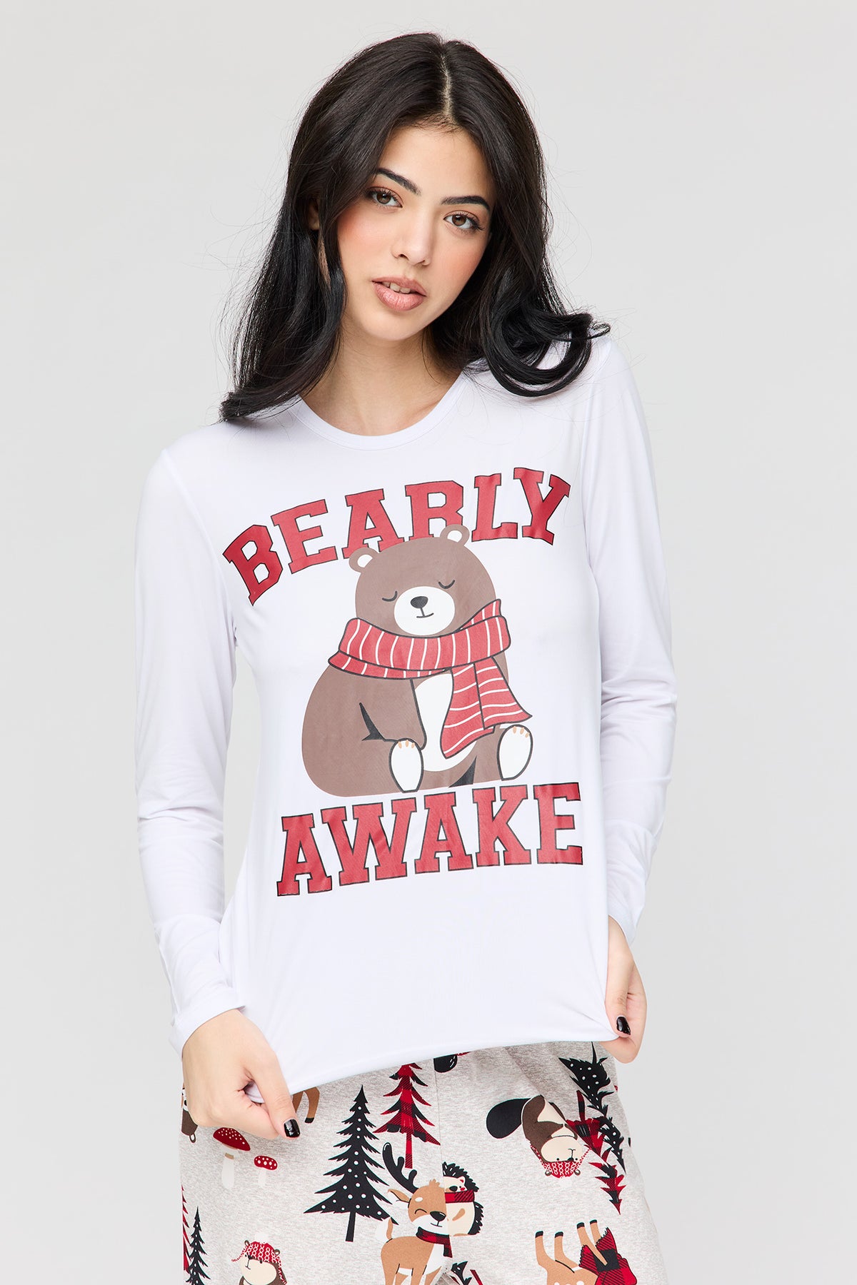 Vue alternative 2. Ensemble pyjama Pyjamas de famille Cabin Fever pour femme