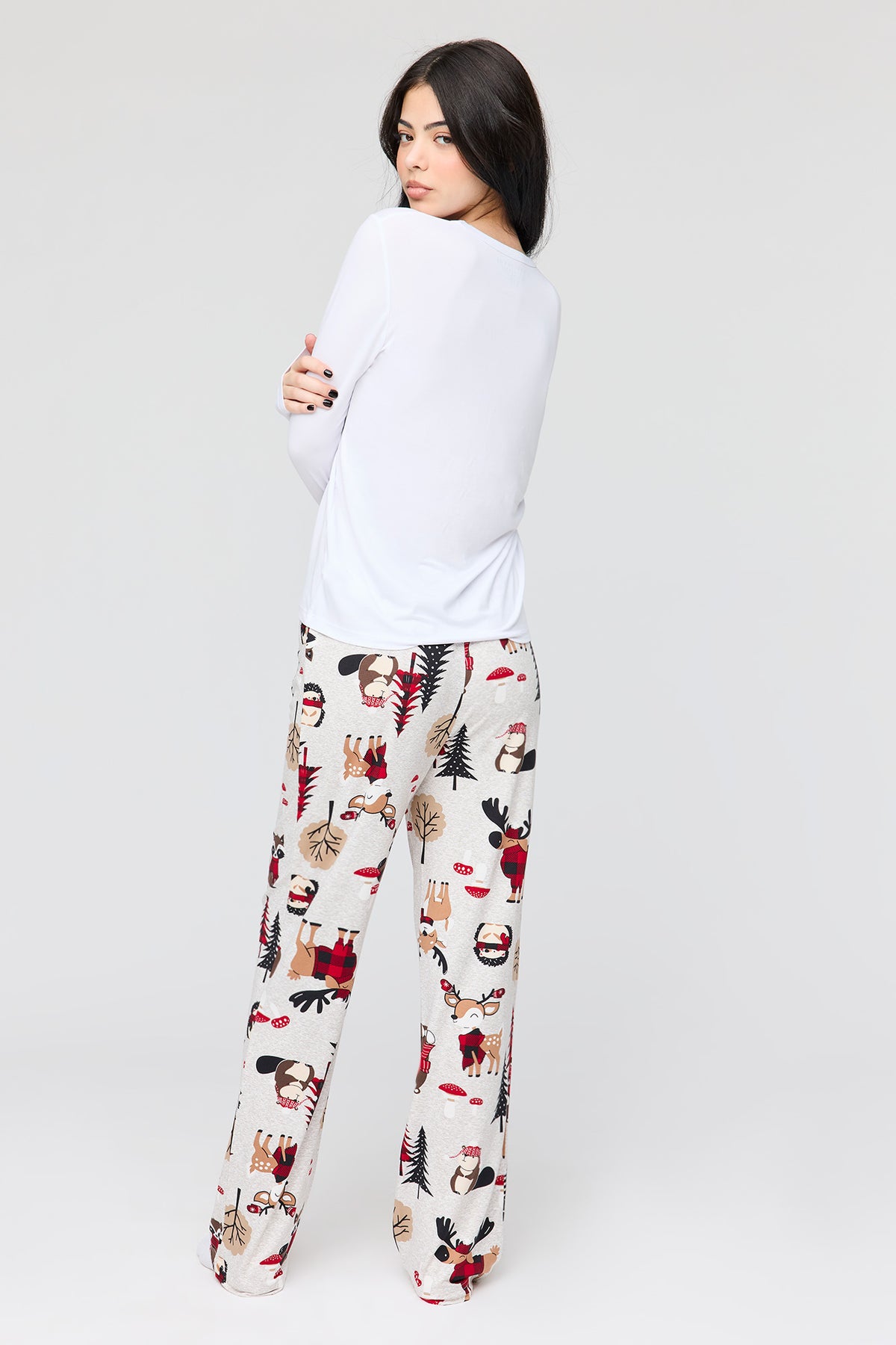 Vue alternative 4. Ensemble pyjama Pyjamas de famille Cabin Fever pour femme