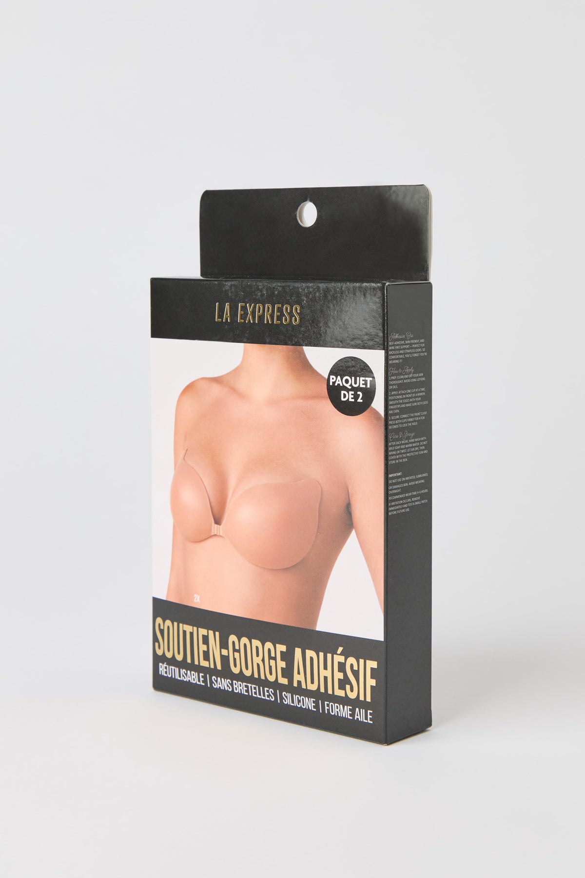 Vue alternative 3. Soutien-gorge adhésif sans bretelles (Lot de 2)