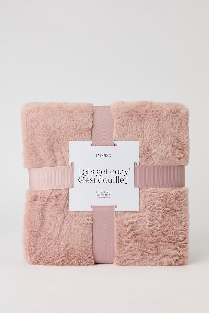 Jeté en peluche
