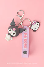 Porte-clés bracelet à imprimé Kuromi™
