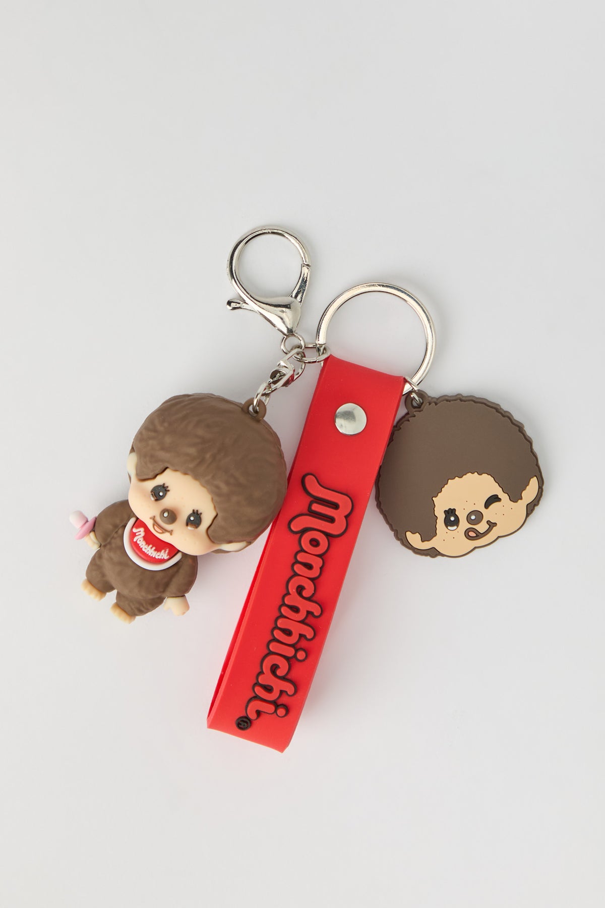Monchhichi Wristlet Keychain - Red