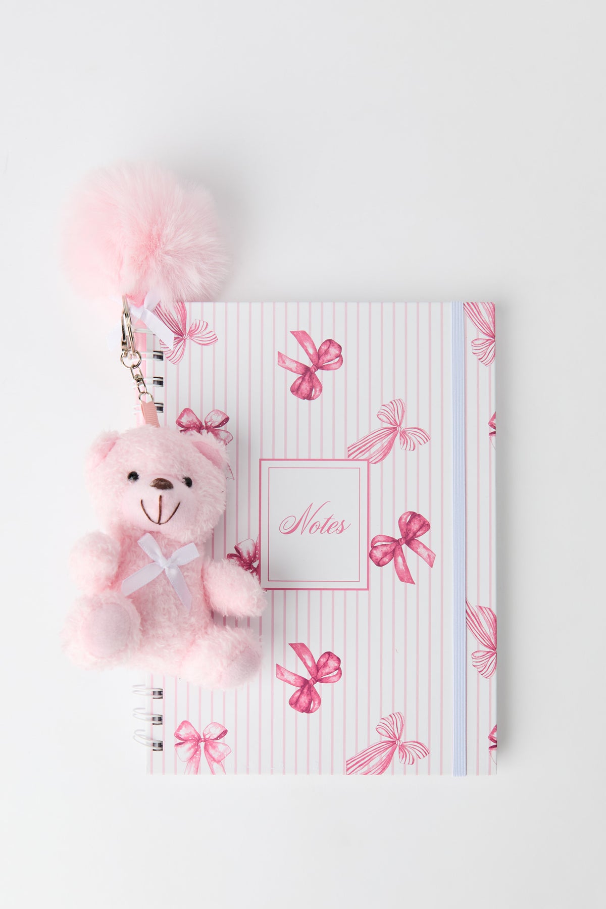 Notebook with Keychain - Pink