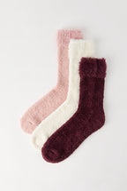 Chaussettes antidérapantes en velours (3 paires)