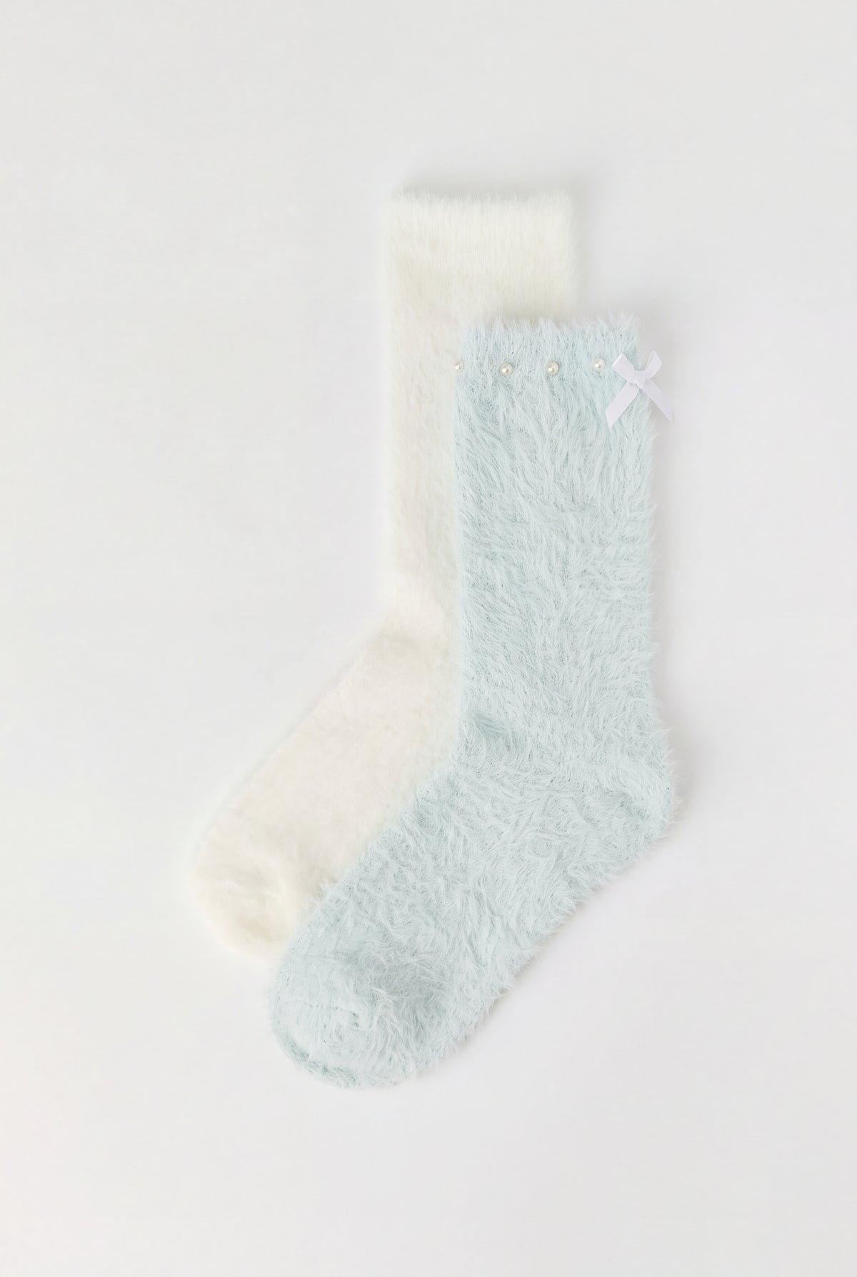 Chaussettes antidérapantes en velours (2 paires)