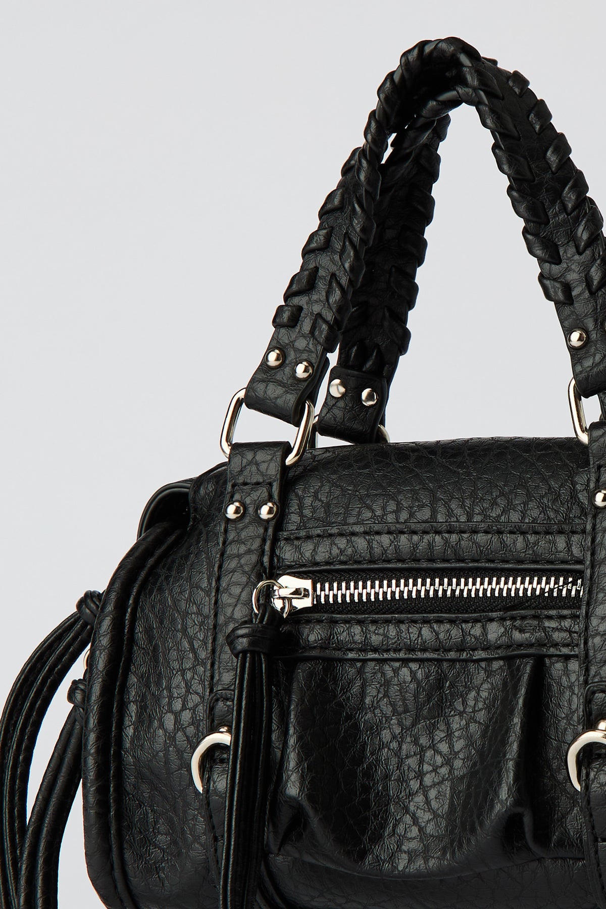 Alt View 5. Tassel Purse - Black