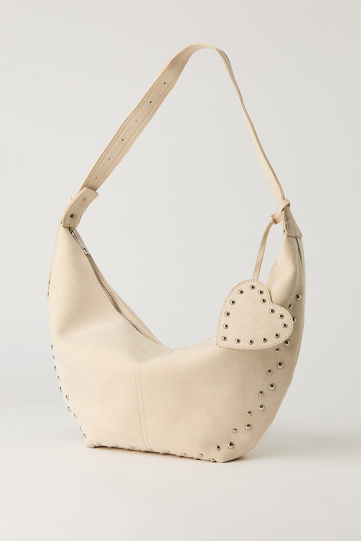 Sac à main en similisuède clouté
