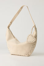 Sac à main en similisuède clouté