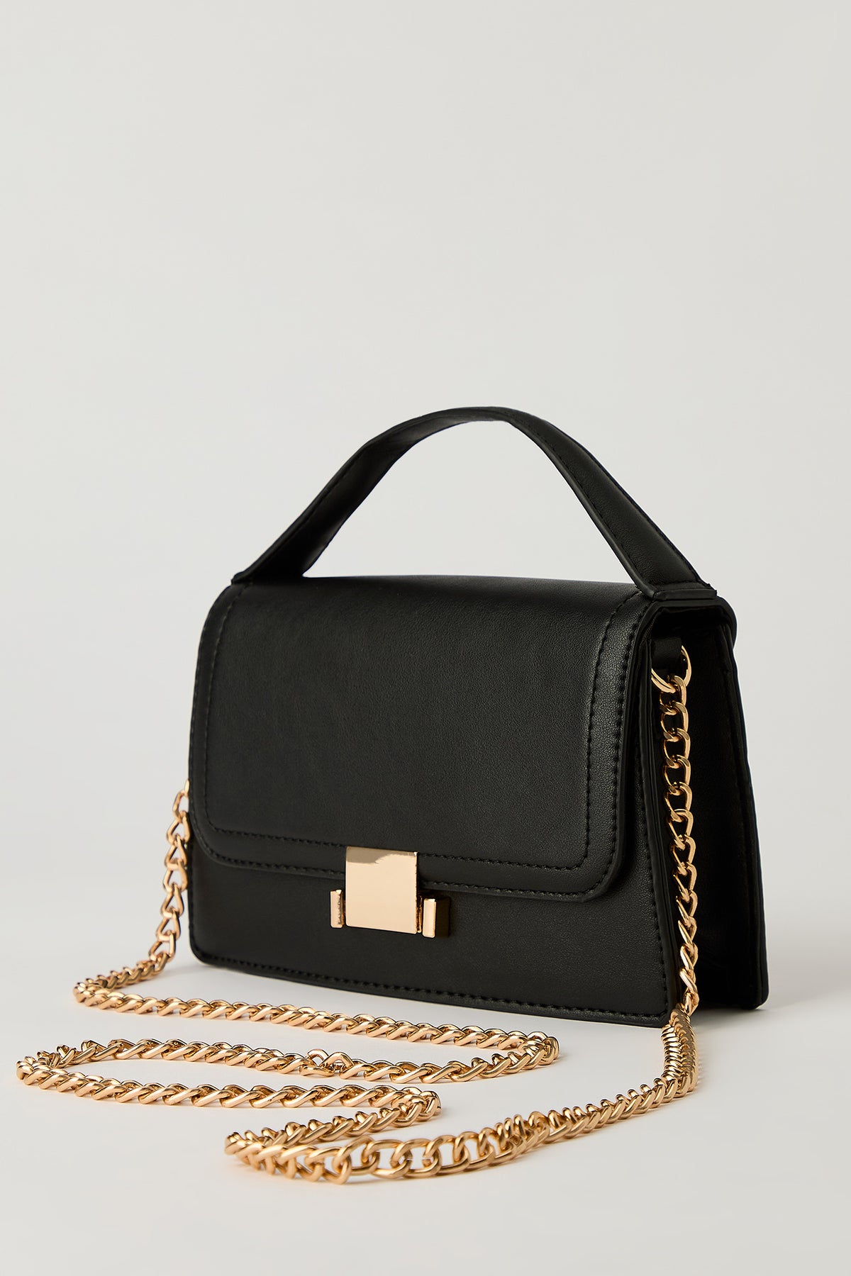 Alt View 2. Crossbody Clasp Purse - Black
