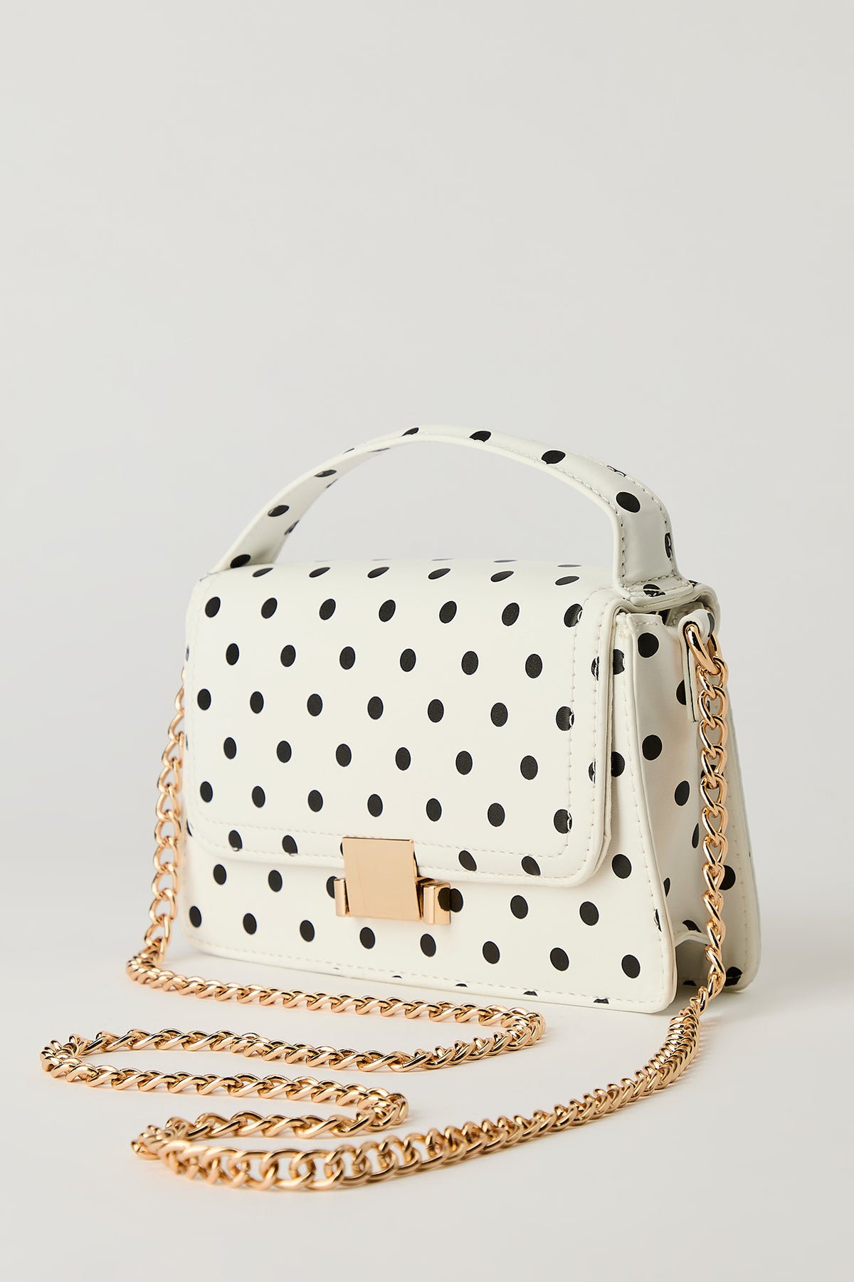 Alt View 2. Crossbody Clasp Purse - White