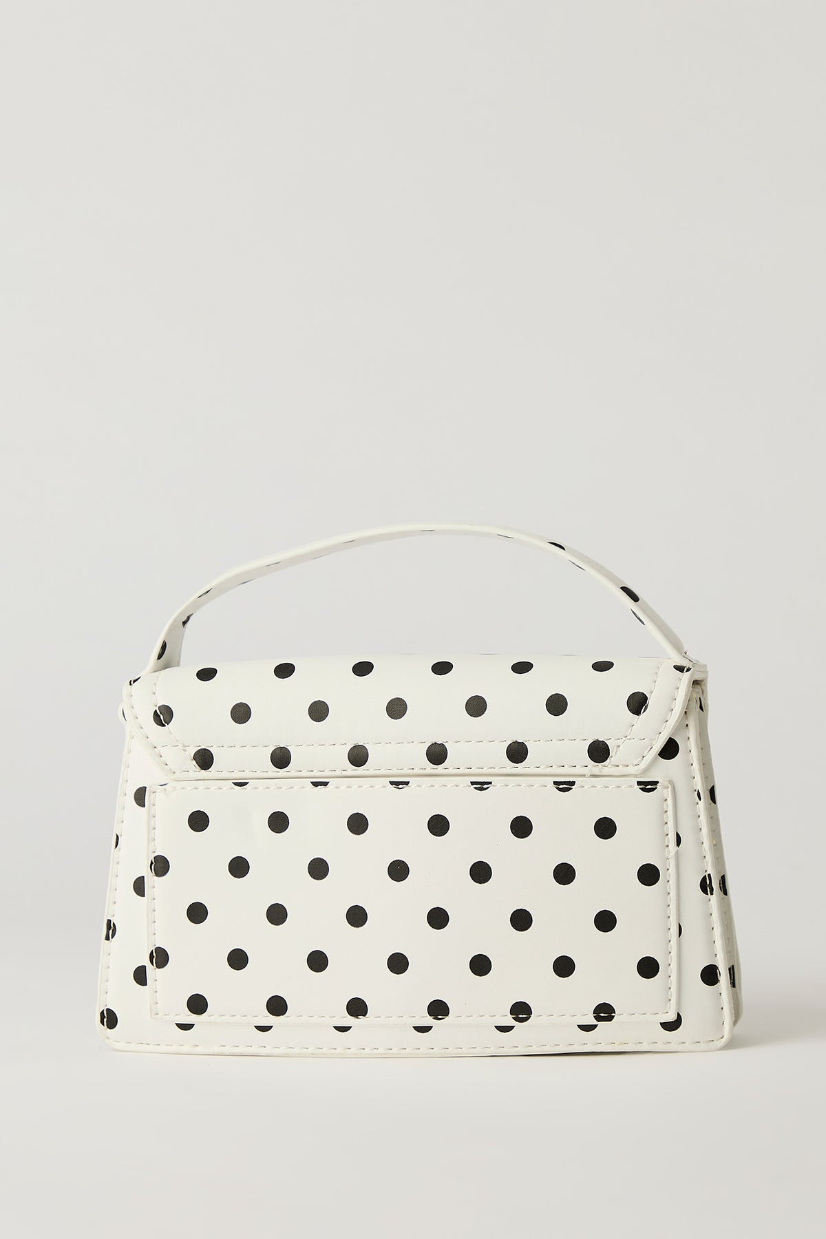 Alt View 3. Crossbody Clasp Purse - White
