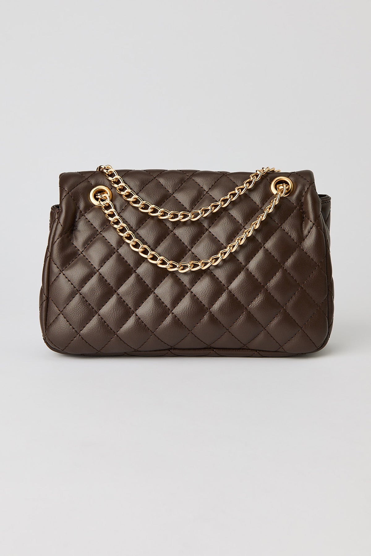Alt View 3. Quilted Crossbody Purse - Brown