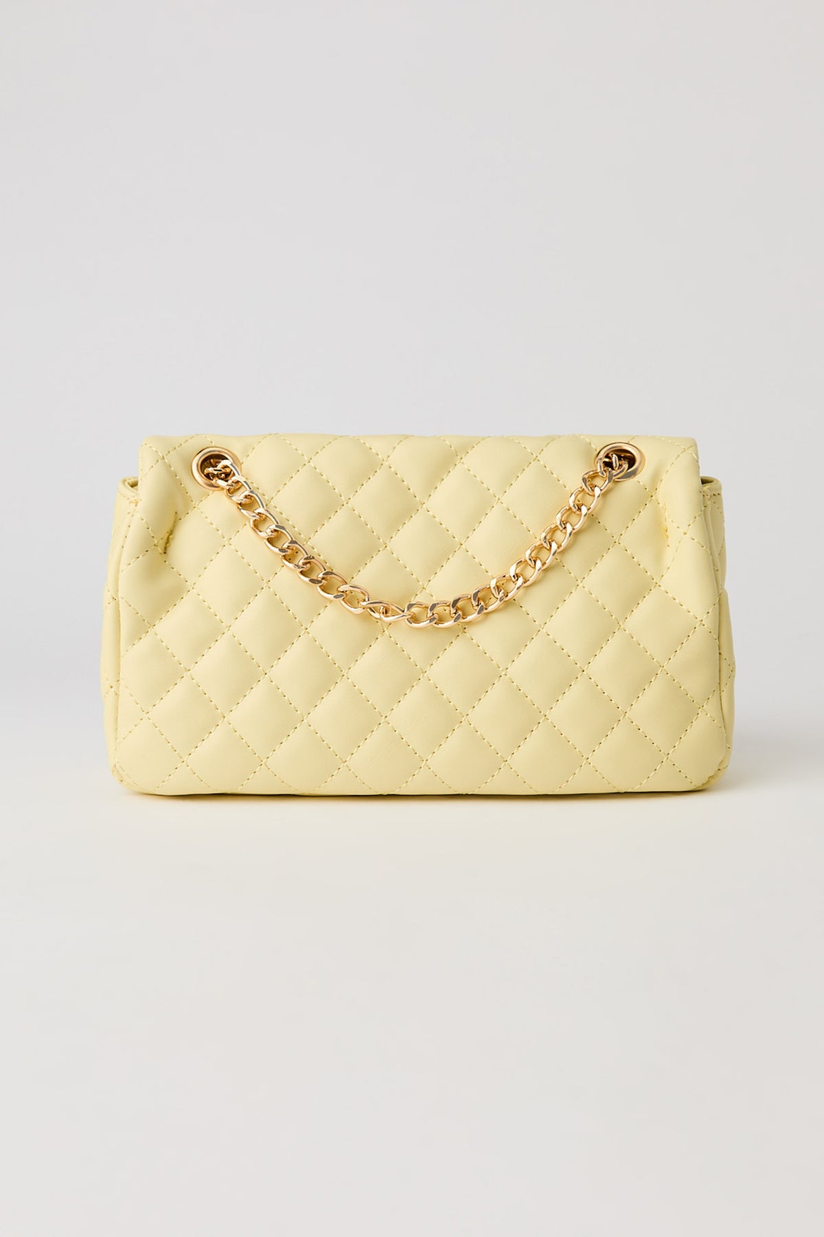 Alt View 3. Quilted Crossbody Purse - Yellow