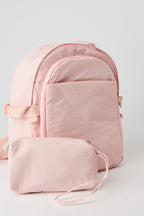 Quilted Backpack with Laptop Sleeve & Pencil Case