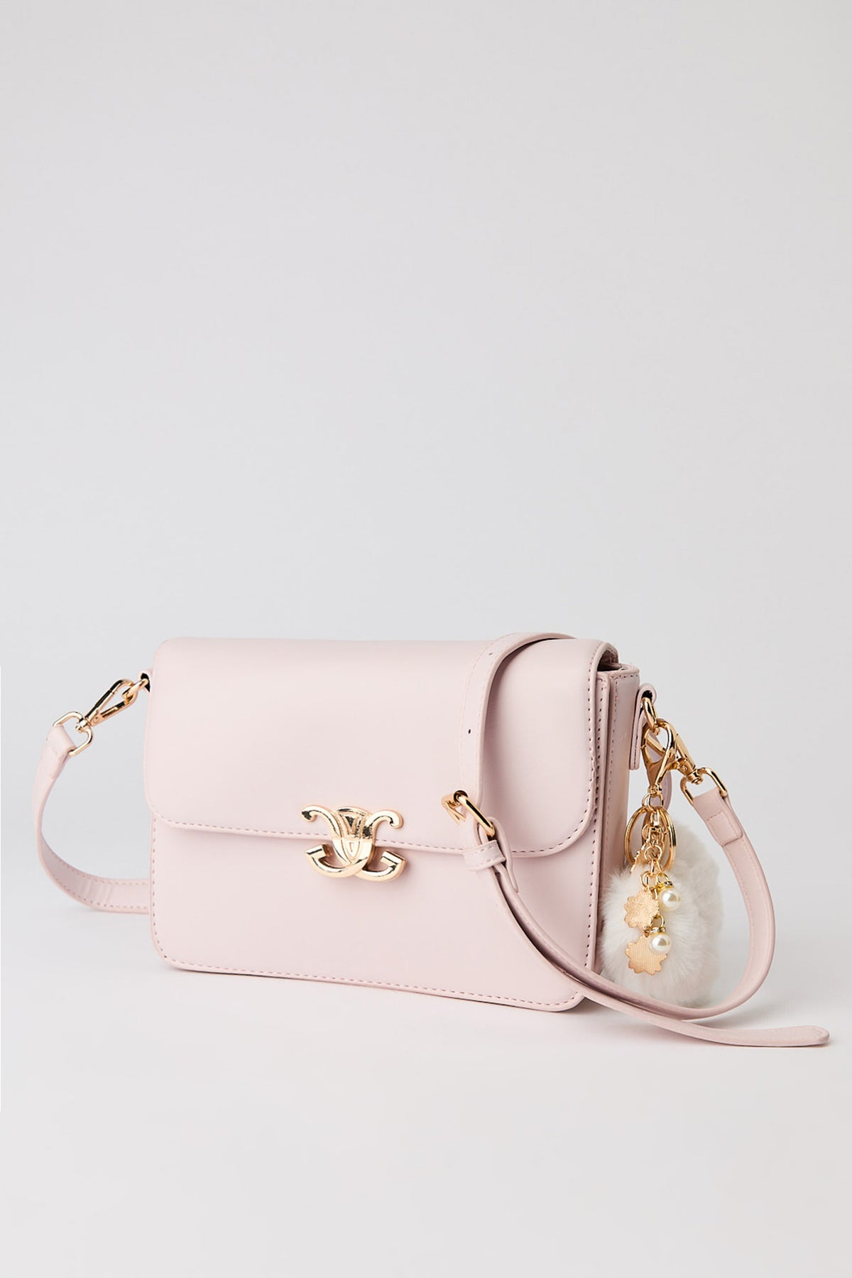 Vue alternative 2. Sac à bandoulière en similicuir avec porte-clés