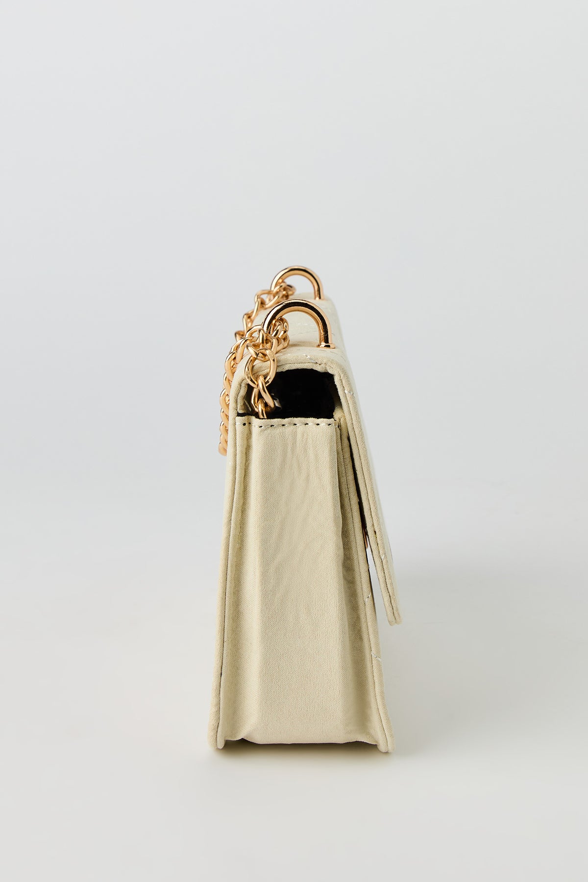 Vue alternative 2. Sac à bandoulière matelassé en similisuède