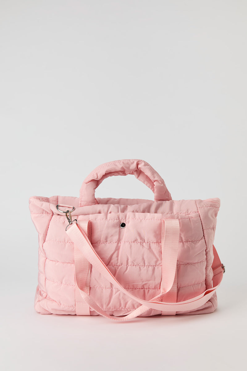 Large Quilted Tote Bag