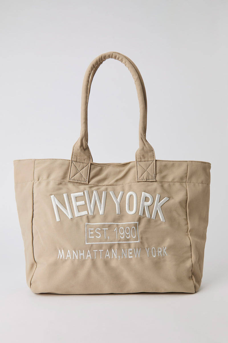 Ensemble avec fourre-tout et sac à maquillage avec imprimé New