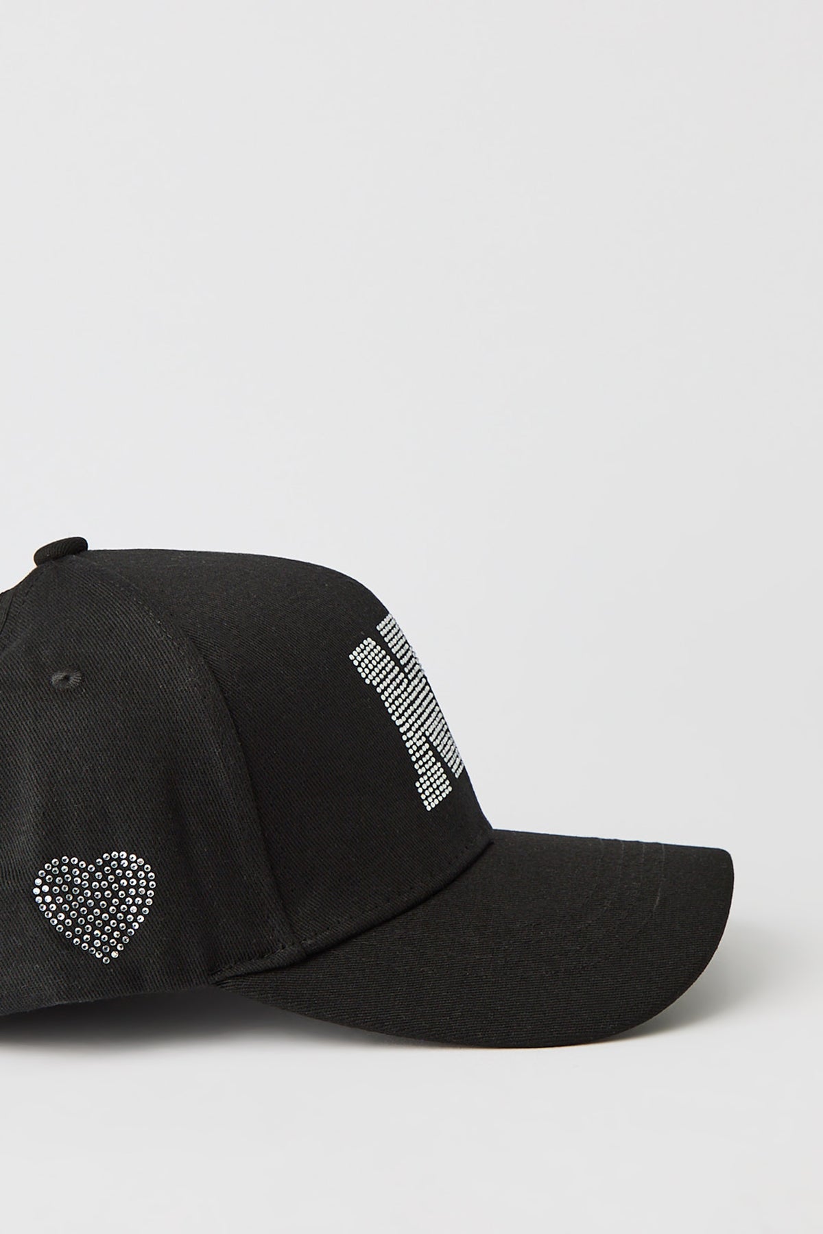 Vue alternative 2. Casquette de baseball à imprimé New York avec pierres du Rhin