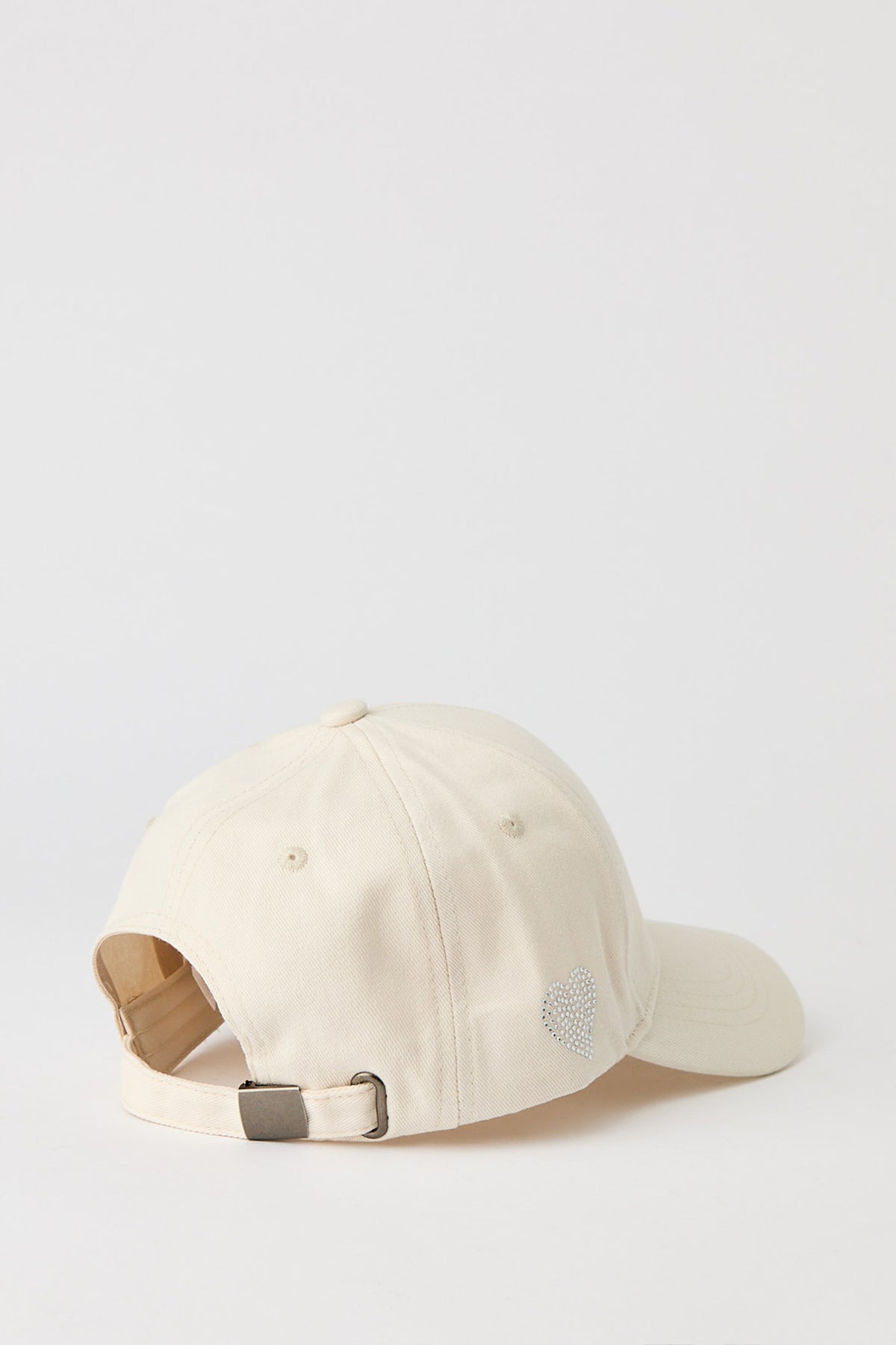 Alt View 3. New York Rhinestone Baseball Hat - Beige