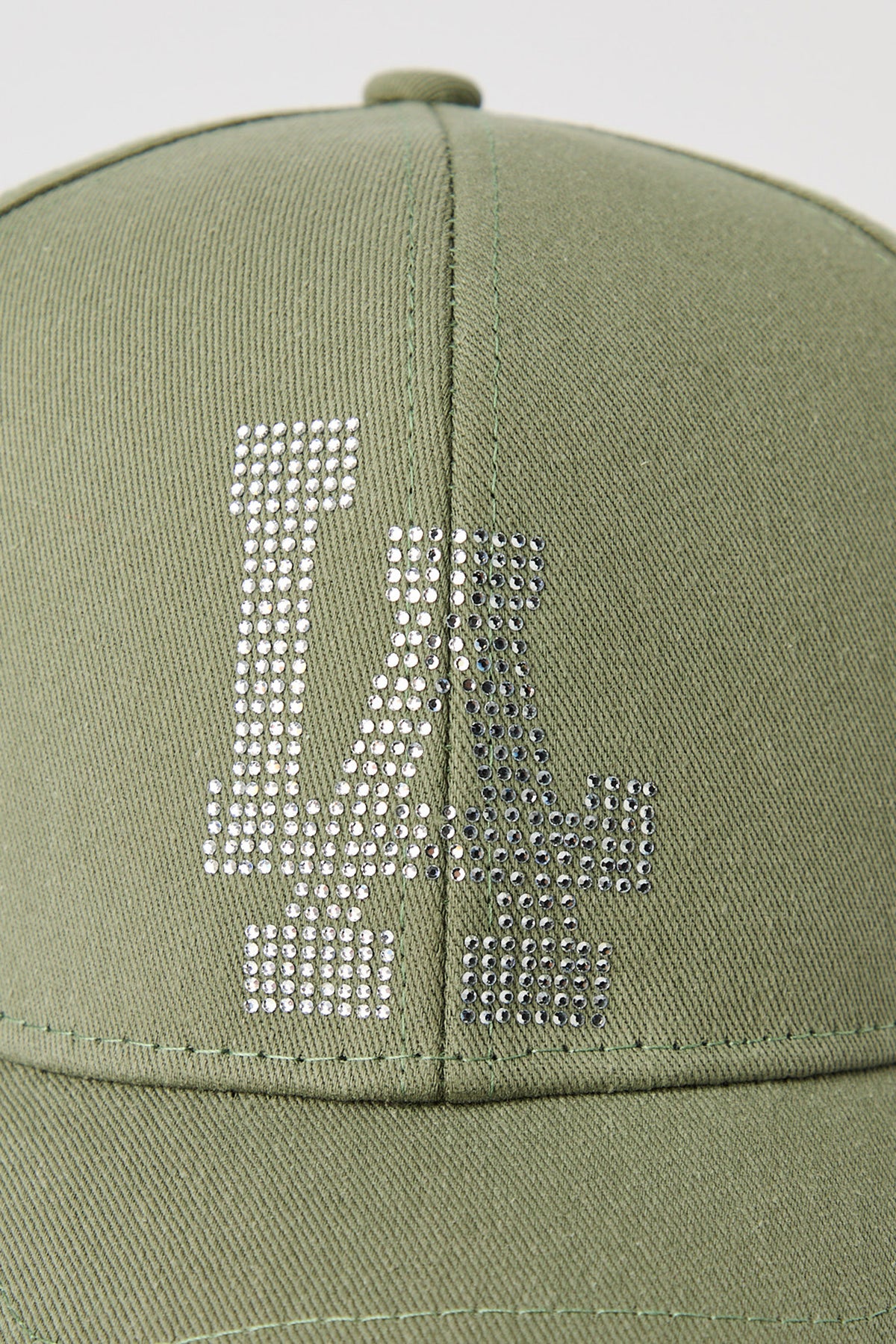 Vue alternative 4. Casquette de baseball à imprimé Los Angeles avec pierres du Rhin