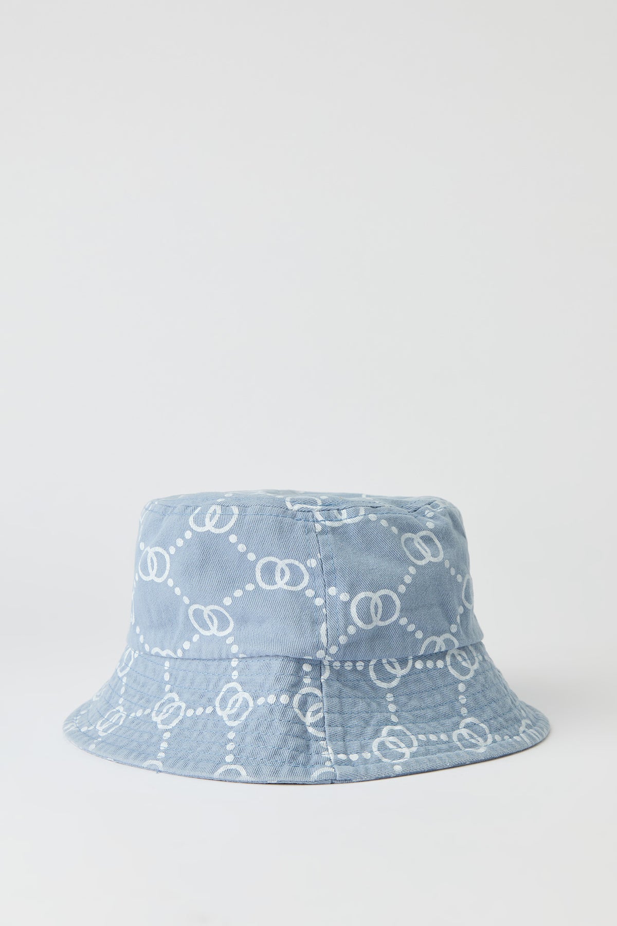 Status Printed Bucket Hat - Denim Blue